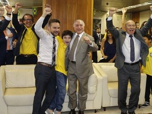 Presidente Temer comemora vitória do Brasil e diz que foi 'suada e merecida'