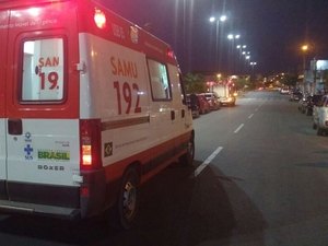 Jovem é alvejado com sete tiros e socorrido para o HGE 