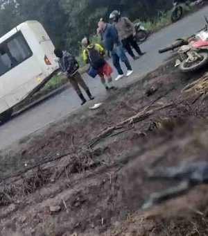 Motociclista morre após colisisão com ônibus em rodovia de Ibateguara