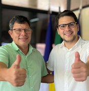 Prefeito Eduardo Bulhões recebe representante de moto clube e confirma realização do 7º Moto Fest em Santana do Ipanema