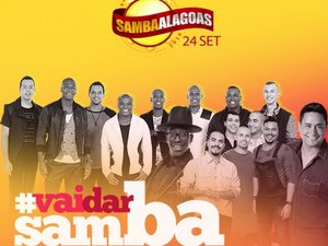 Festival Samba Alagoas agita Maceió no mês de setembro; confira as atrações