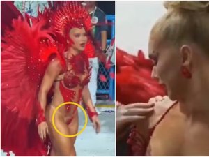 Vaias e tapa-sexo descolado: os perrengues de Virginia em sua estreia no Carnaval