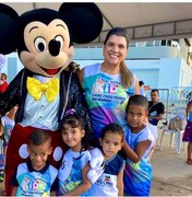 Prefeita Marcela Gomes acompanha 1ª Minimaratona Kids em Novo Lino
