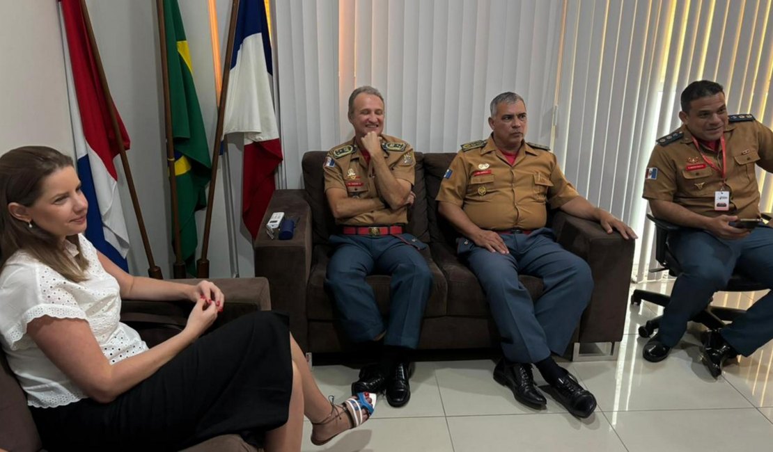 CBMAL discute novos investimentos com diretora do Fundo Nacional de Segurança Pública