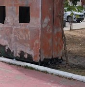 Mais um ponto de entrega voluntária é incendiado no Corredor Vera Arruda