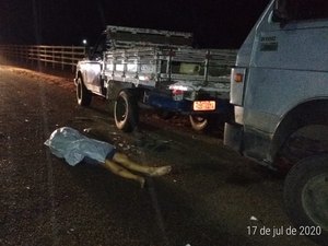 Colisão entre moto e caminhão deixa vítima fatal em Coité do Nóia