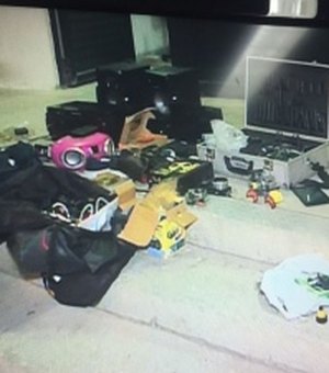 Objetos roubados de residência são recuperados pela PM