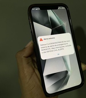 Ouviu um alerta no celular? Fique tranquilo, era só um teste da Defesa Civil