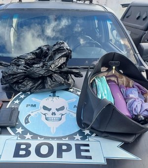 Bope prende suspeito com aparelhos eletrônicos roubados na Grota do Moreira