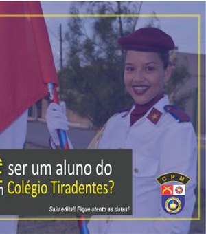 Colégio da Polícia Militar divulga seleção para ingresso de novos alunos