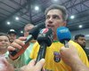 Ginásio João Paulo II é reinaugurado com a presença do craque Falcão, do futsal