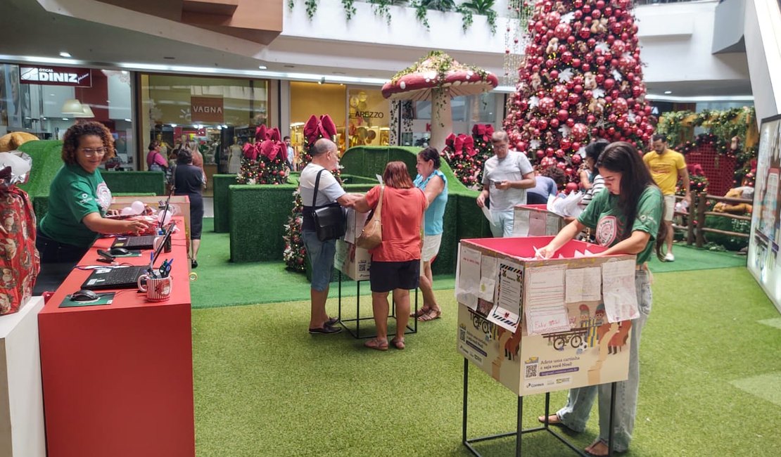 Alagoanos ainda podem adotar cartinhas na campanha Papai Noel dos Correios