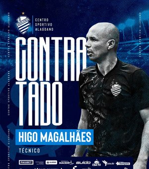 CSA anuncia técnico Higo Magalhães
