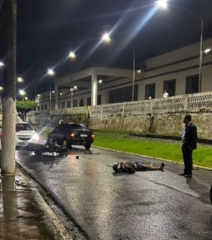 Colisão entre carro e moto deixa motociclista em estado grave em Rio Largo