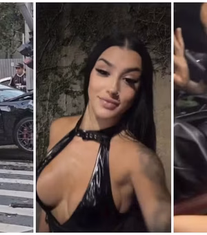 Bia Miranda e Gato Preto batem e destroem Porsche na Avenida Faria Lima, em SP