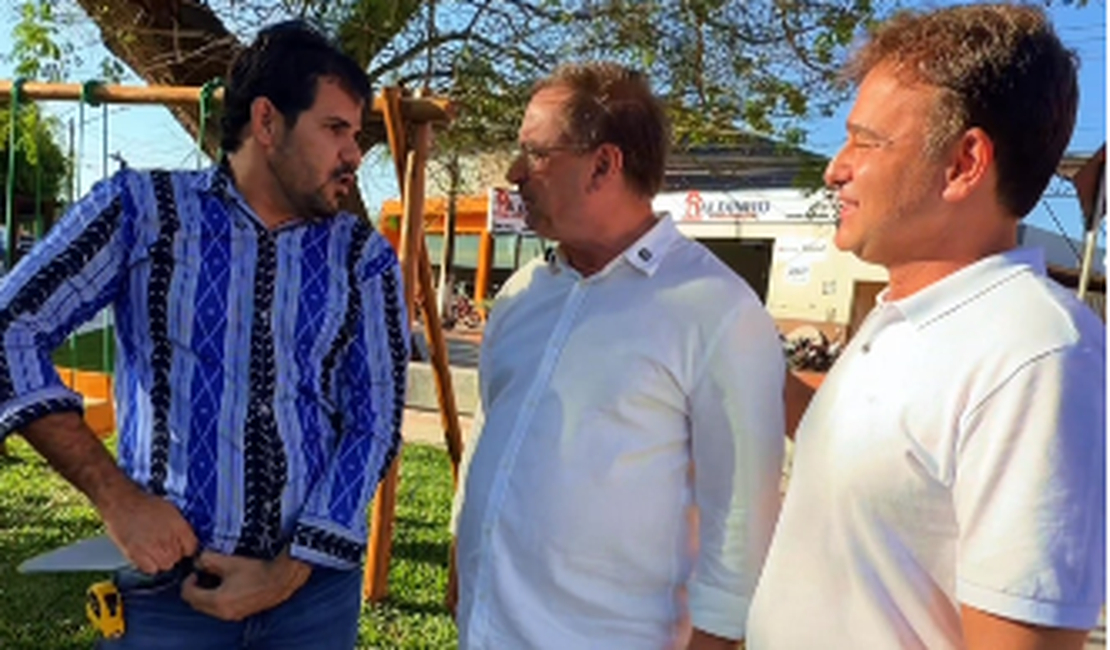 Influenciador 'O Pedreiro do Brasil' visita Arapiraca e conhece obras da Prefeitura