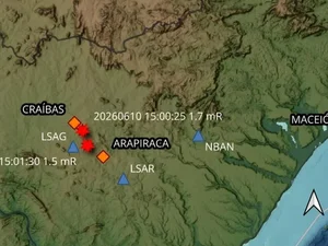 Arapiraca e Craíbas voltam a registrar tremores de terra no Agreste de Alagoas