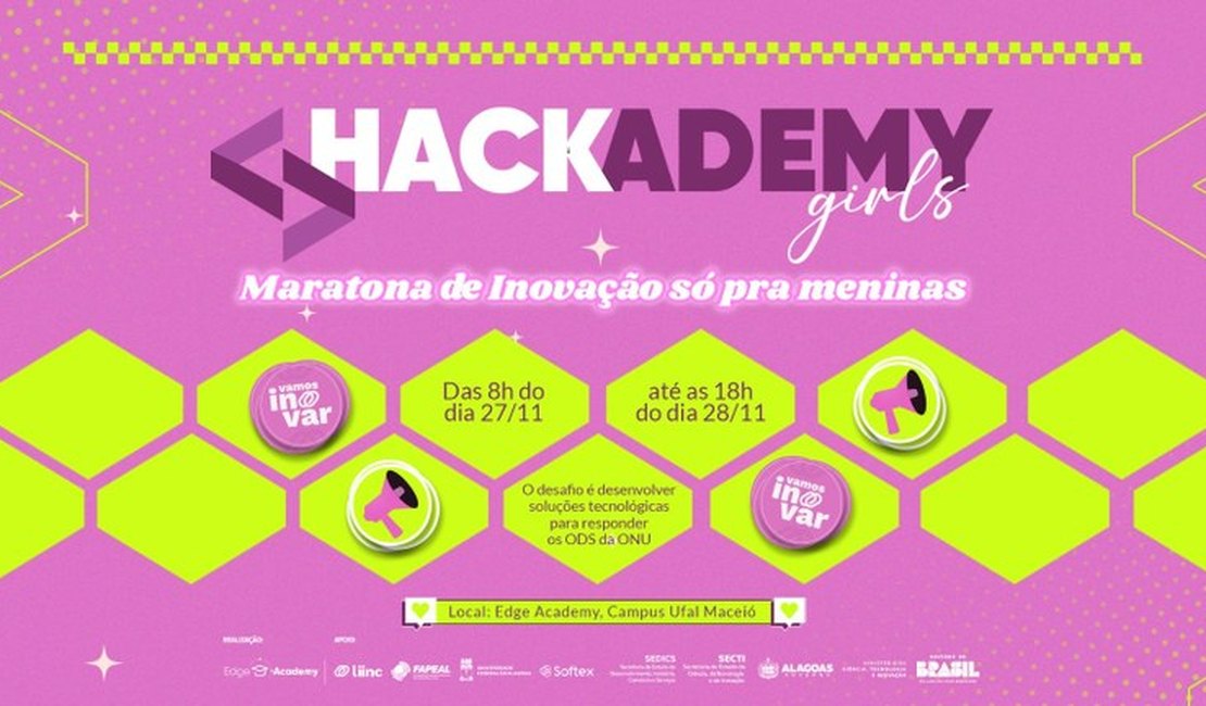Hackathon para mulheres abre inscrições para soluções de impacto em AL