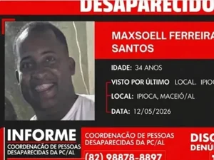 Namorado passa a ser suspeito em caso de homem desaparecido há 15 dias em Maceió