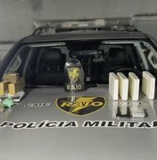 Homem é preso com barras de cocaína e maconha dentro de casa em Satuba