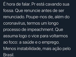 FHC pede que Bolsonaro renuncie: 'Poupe-nos de um processo de impeachment'