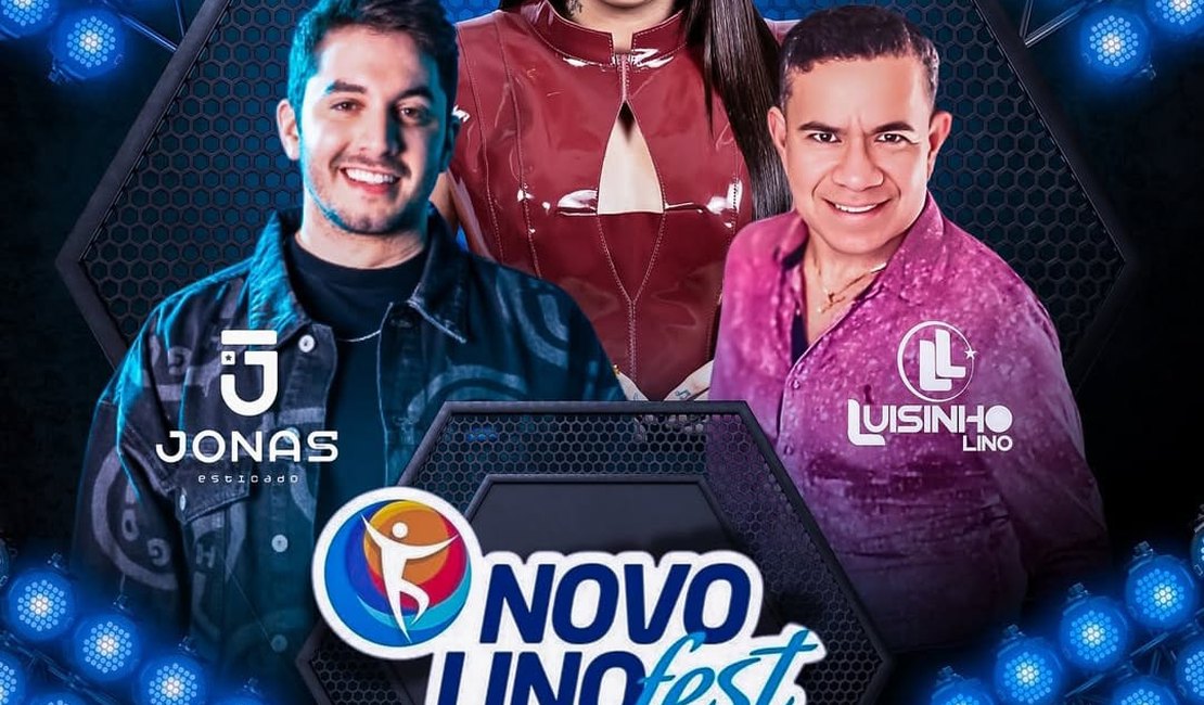 Prefeita Marcela Gomes divulga programação musical da festa de 63 anos de Novo Lino