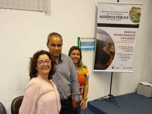 Casal marca presença em audiência pública sobre Rio São Francisco na Bahia