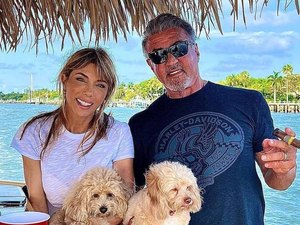 Casamento de Sylvester Stallone teria acabado após briga por cachorro