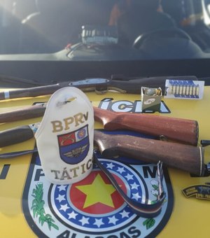 Polícia apreende mais de 40 munições e armas no Alto Sertão
