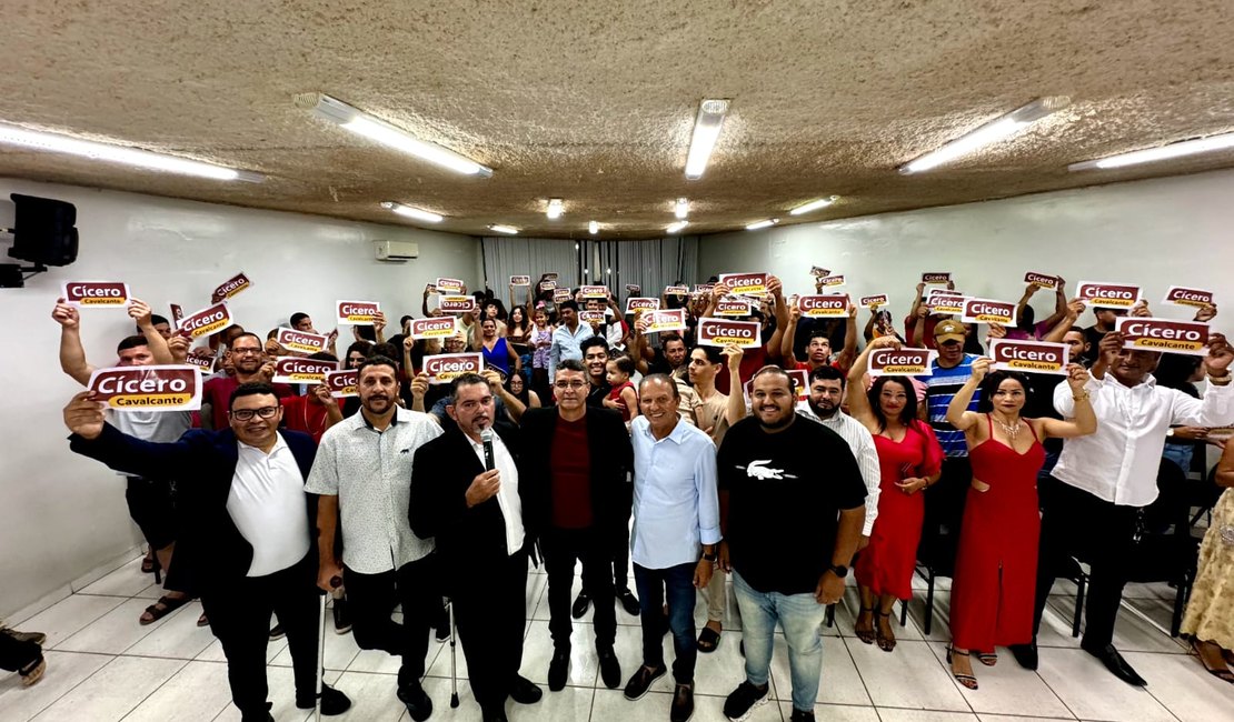 Cícero Cavalcante amplia base política e ganha força em Arapiraca
