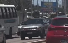 Trânsito nas saídas de Maceió