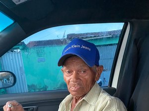 Idoso arapiraquense de 86 está perdido na cidade de Brejão, em Pernambuco