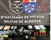 PM apreende arsenal e líderes de organização criminosa são neutralizados em Rio Largo