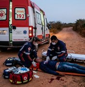 Adolescente é esfaqueado em estrada de terra na zona rural de Taquarana