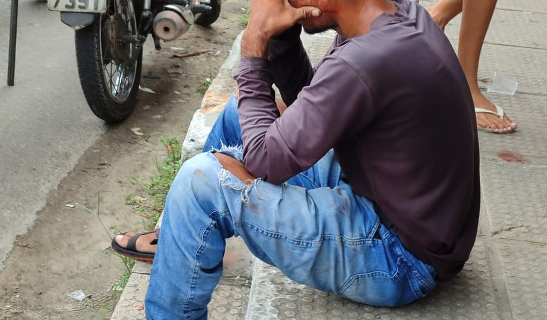 Agentes do Ronda no Bairro flagram agressão entre motociclistas no Jacintinho