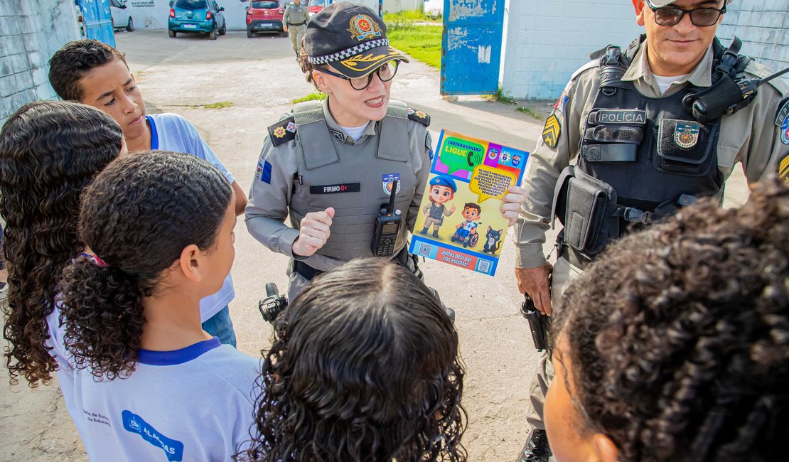 PM Promove operação Paz nas Escolas e apresenta campanha 'Viu. Denunciou. Protegeu'