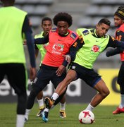 Com Neymar, Seleção Brasileira treina pela primeira vez antes de jogo contra o Japão