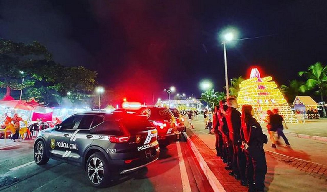 Forças de segurança reforçam ações durante festas na virada do ano em Alagoas