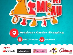 Terceiro bazar pet acontecerá no shopping em Arapiraca