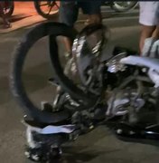 Colisão entre carro e moto deixa jovens feridos na AL-101 Norte em Maragogi