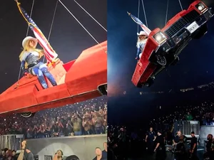 Beyoncé vive momento de terror após carro voador falhar em show