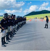 Policiais da Região Norte de Alagoas fazem estágio de motopatrulhamento