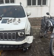 Polícia apreende drogas, armas e recupera veículos após confronto em Maceió