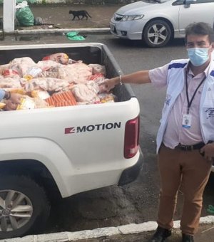 Vigilância recolhe uma tonelada de alimentos estragados no fim de semana