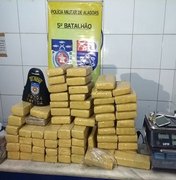 Polícia apreende mais de 50 quilos de maconha no Antares