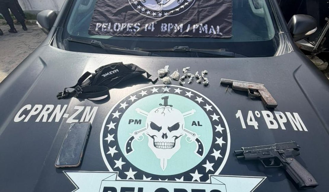 Jovens se escondem embaixo de carro e são presos após cometeram assalto em Maceió