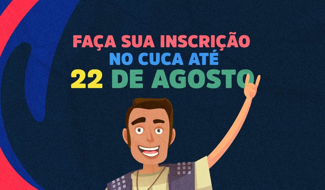 Prazo para inscrições no Cadastro Único da Cultura Alagoana segue até o dia 22 de agosto