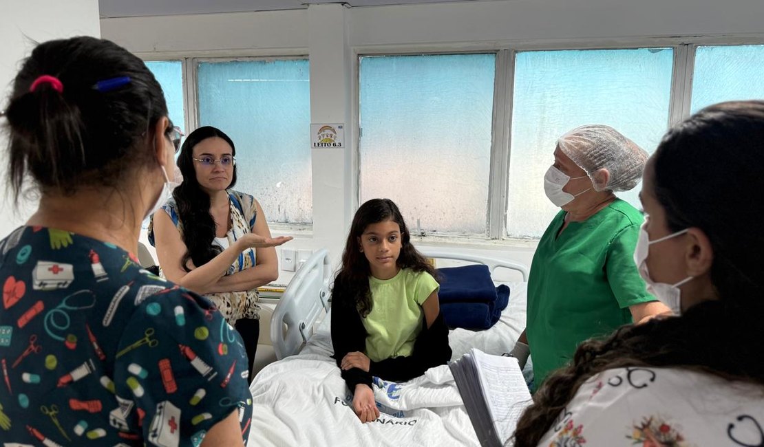 Menina picada por cobra no Sertão Alagoano recebeu alta