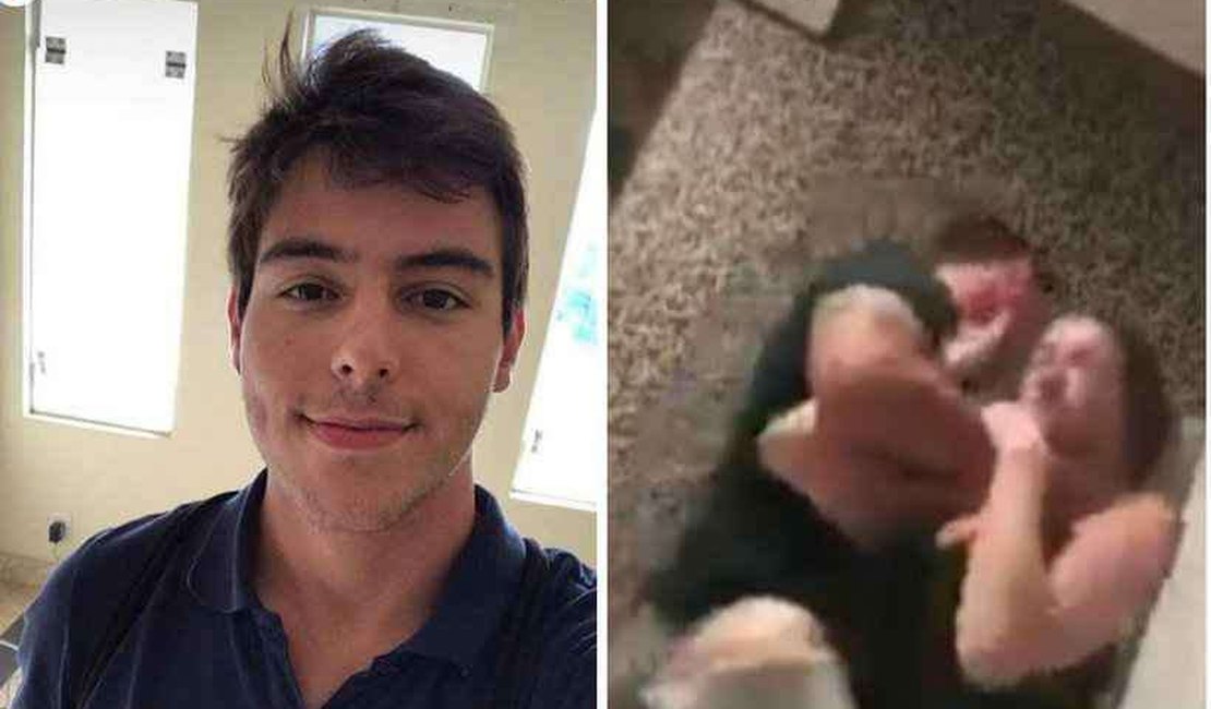 [Vídeo] Imagens mostram piloto espancando ex-namorada em Goiás