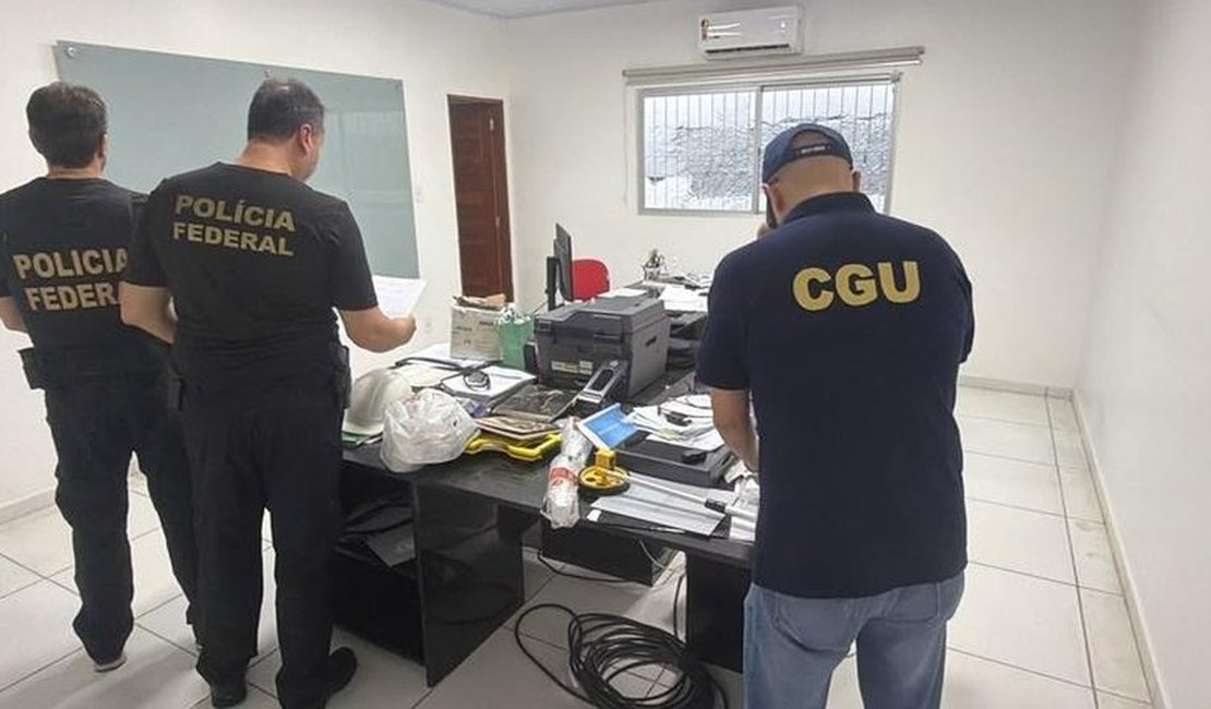 Operação da PF investiga propinas e fraudes em contratos de obras em Murici